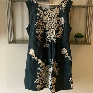 J. Crew Embroidered dress.